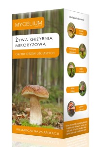 Żywa Grzybnia Mikoryzowa Grzyby Drzew Liściastych 250ml