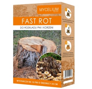 FAST ROT 250 preparat do rozkładu pni i korzeni drzew (na 10 pni)